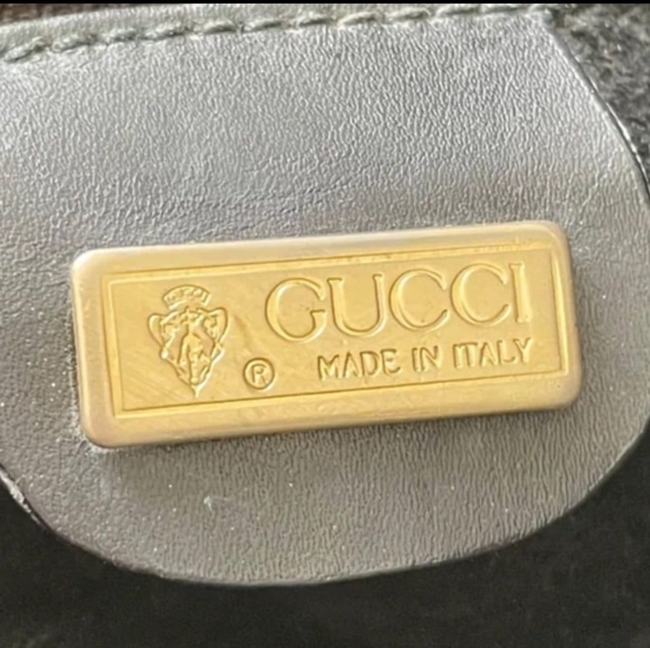 GUCCI Nubuck Bucket - Vintage