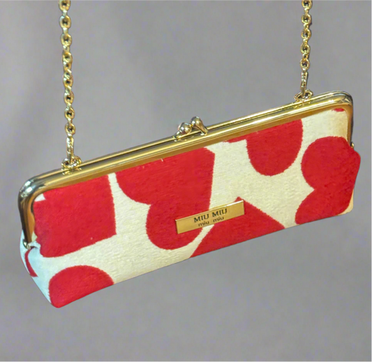 MIU MIU Red Heart Pochette